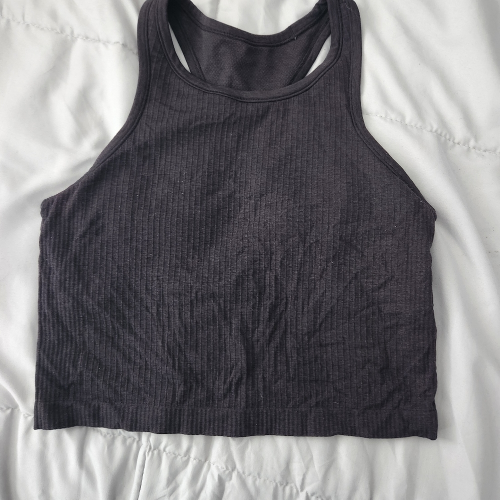Ebb to street Cropped Racerback Tank Top